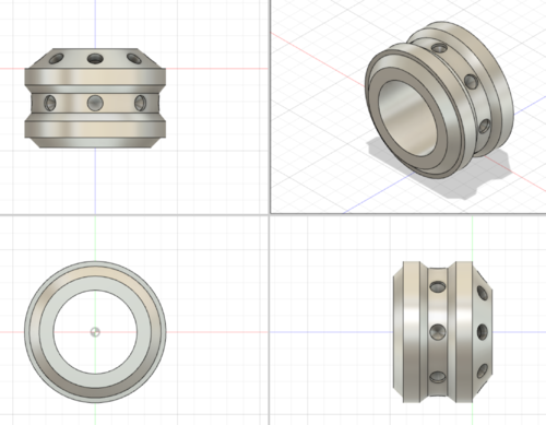 NSD Gun Front stp file - Files For CNC & Laser Cutting - Project Dalek